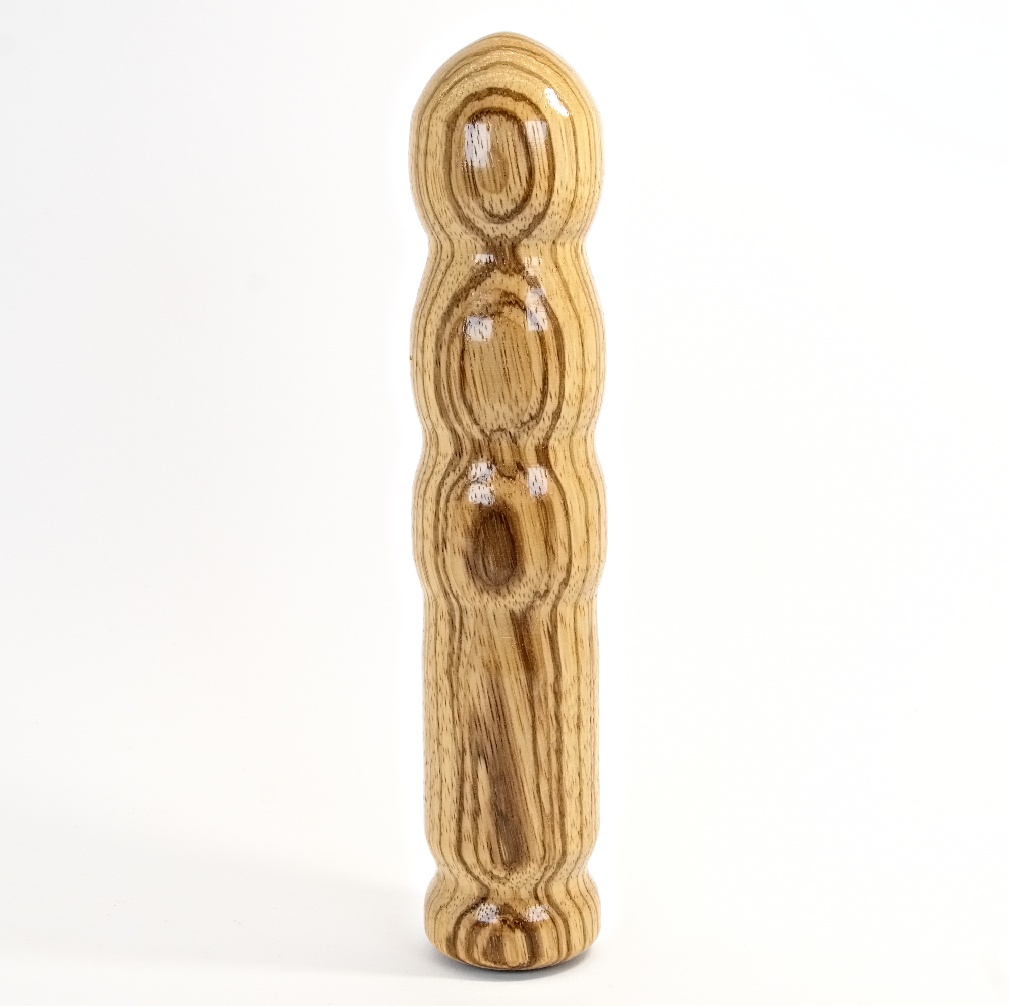 Holzdildo aus Zebrano – handgefertigt in zwei Größen